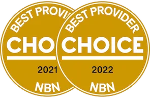 Choice Best NBN Provider 2021 and 2022.