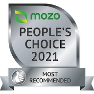 Mozo People's Choice Award 2021 Most Recommended.