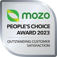 Mozo People's Choice Award 2023 Outstanding Customer Satisfaction.