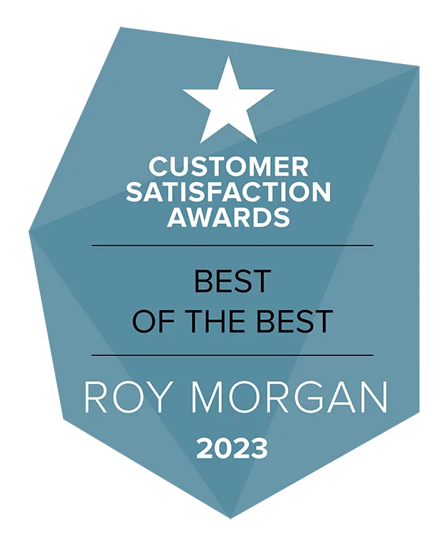 Roy Morgan Customer Satisfaction Awards Best of The Best 2023.